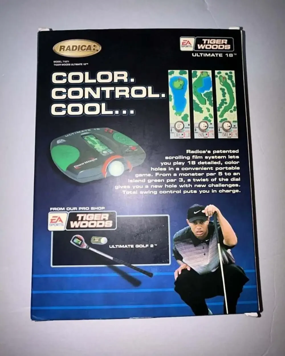 Radica EA Sports Tiger Woods Ultimate 18 Handheld Electronic Golf Game